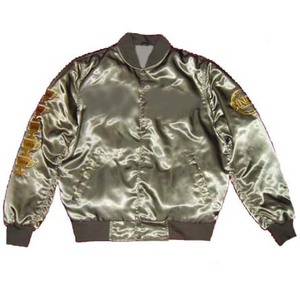 Custom Embroidery <b>Letter</b> Patches Vintage 3D Embroidery Satin Varsity <b>Jacket</b> High Quality 100% Polyester Quick Dry Custom <b>Men</b> - Product Image 1