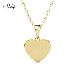 Carino Mini mio Sweety rosa smalto cuore collana con ciondolo impreziosita da cristalli Swarovski dasini nuovi gioielli accessori per bambini - Product Image 6