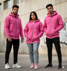 Streetwear <b>Top</b> Manufacturer Hoodies New Arrival Custom <b>Distressed</b> Embroidery Best Material <b>Distressed</b> Boxy Fit Zipper Hoodies - Product Image 1