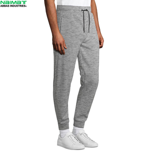 Pantalon de jogging à empiècements pour homme, vêtement de sport chaud en polaire pour entraînement et mouvement actif - Product Image 4