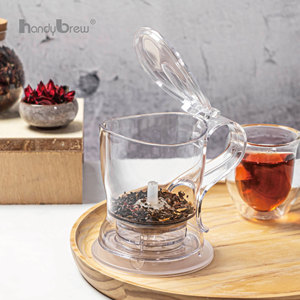 เครื่องชงชาแบบจุ่มแรงโน้มถ่วง HandyBrew ได้รับสิทธิบัตร ปลอดสาร BPA สำหรับชาใบไม้  รับทำโลโก้ตามสั่ง OEM ODM ขายส่ง ผลิตในไต้หวัน - Product Image 6