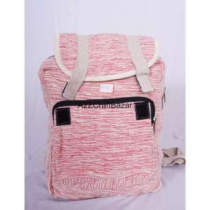 Mochila de Camping y Natación Unisex Hecha a Mano, Vintage, Ligera, de 20L, de Tela de Algodón, con Cierre de Cremallera, Correa de Hombro Arqueada, Suave - Product Image 4