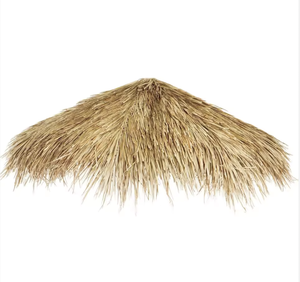 Couverture de parasol en chaume vietnamien pour parasol de patio de resort, décoration extérieure, matériau de toiture - Product Image 3