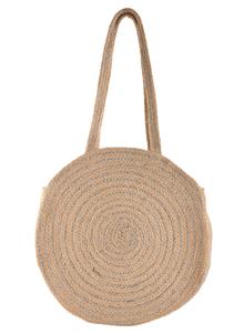 Bolso Bandolera Bohemio de Algodón y Yute Sostenible, Ecológico y de Lujo, Tendencia 2026, Textura Natural, Ligero, Correa Ajustable, para Viaje - Product Image 5