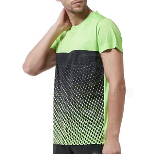 T-shirt décontracté pour homme, coupe classique, tissé, à motif, pour usage extérieur, col rond, écologique, séchage rapide, respirant, 220g, sur mesure, Nouveauté 2026 - Product Image 6