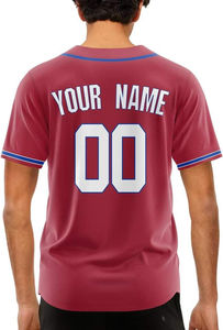 Ensembles d'uniformes de baseball personnalisés pour équipes adultes, respirants, à séchage rapide, 100 % polyester, imprimés avec logo personnalisé - Product Image 4