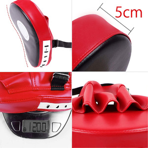 Professional Boxing Training <b>Pad</b> Custom Logo Cowhide Leather PU <b>Focus</b> <b>Pads</b> Lightweight MMA Training <b>Focus</b> <b>Pads</b> - Product Image 4