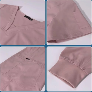 New Style <b>Scrub</b> Suit Nurse Uniform Basic Straight Pants Unisex Work Spa Uniform <b>Clothes</b> Women Sets Uniforme De Enfermera - Product Image 3