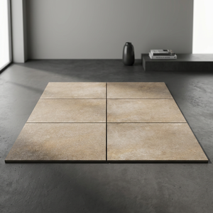 Baldosas de Porcelana Vitrificada para Exteriores, 20 mm de Grosor, 600x600 mm, Resistentes, Esmaltadas, Modernas, para Baño, Color Beige Piedra de Avellana - Product Image 5