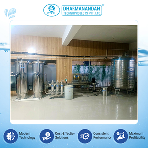 มอเตอร์ปั๊มโรงงานกรองน้ำระบบ Reverse Osmosis คุณภาพพรีเมียม ประสิทธิภาพสูง พร้อม PLC ความจุ 3000 ลิตร/ชั่วโมง สำหรับบรรจุน้ำแร่ในอินเดีย - Product Image 2