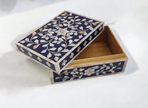 Premium Quality Magnetic Closure Jewelry Storage <b>Box</b> with MDF Resin Inlay Design Watches Display Home Decor <b>Box</b> Best Price - Product Image 4