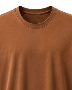 T-shirt de sport marron personnalisé pour homme, séchage rapide, respirant, léger, pour la gym, la course, le fitness et l'entraînement - Product Image 5
