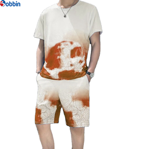 Conjunto Deportivo de Verano para Hombre de BOBBIN INDUSTRIES, Camiseta y Pantalones Jogger, Estilo Urbano, Transpirable, Personalizable, Cómodo, Unisex, Talla Grande - Product Image 4