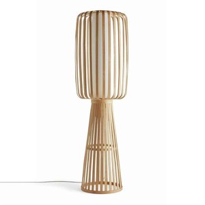 Lampe sur pied en forme de champignon, décoration d'intérieur, éclairage d'appoint, abat-jour en bambou naturel de haute qualité, lampes sur pied. - Product Image 1