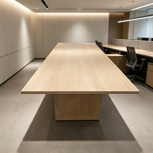 Minimalist Durable Modern Rectangular Chipboard Conference <b>Table</b> for <b>Office</b> Commercial Use Stable Design 12 Seating Capacity - Product Image 1