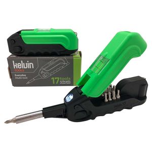 Multiutensile Kelvin 17 per Uso Quotidiano - Manico in Alluminio, Lama in Acciaio Inox, Pinze, Cacciavite, Coltello, Chiave Inglese, Apribottiglie per Campeggio e Fai-da-Te - Product Image 5