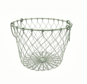 Panier à fruits et légumes en fil métallique fait main, organisateur de rangement de cuisine, support moderne en fer pour produits frais, pour comptoir et salle à manger - Product Image 6