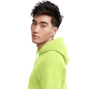 Sudadera con Capucha Lisa Color Borgoña para Hombre, Sudadera Informal de Forro Polar, Prenda Personalizada OEM - Product Image 4