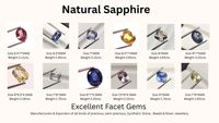 9.60 ct Saphir Bleu Naturel Coussin 11.5X7.5 MM Coupe Facette Gemme Lâche De Madagascar Précieux Saphir Bleu Brillant