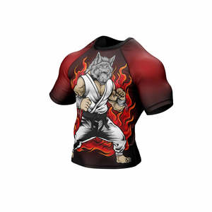 Unisex 100% Polyester Full <b>Sleeve</b> Rash Guard for Adults with Custom Printed Logos - Product Image 4