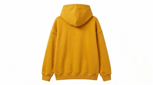 ดูเมลาเสื้อสเวตเตอร์มีฮู้ดสำหรับเด็กผู้หญิง สีเหลือง ผ้าฝ้าย 100% ผ้าฟลีซ กระเป๋าหน้าขนาดใหญ่ สวมใส่สบายๆ ในฤดูใบไม้ร่วง - Product Image 2