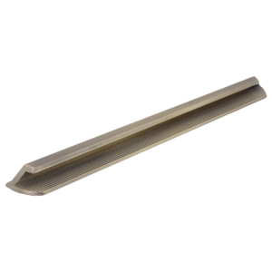 Poignée longue de placard en aluminium, profil cannelé en forme d'hirondelle, finition PVD Or, Or Rose, Noir Soie, pour porte de placard, quincaillerie moderne - Product Image 4