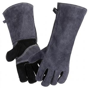 Gants de soudage en cuir, résistants aux éclaboussures de métal fondu, pour soudage à l'arc, type A, avec pouce droit - Product Image 3