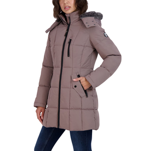 Hot Selling <b>Winter</b> Solid Color Zipper Breathable Customized <b>Long</b> Puffer <b>Jacket</b> for Women Low Price - Product Image 4