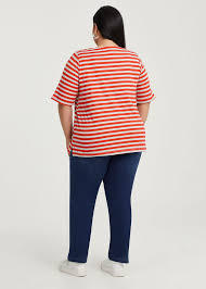 Plus Size <b>Patchwork</b> Wholesale New Hot- Selling Women's Casual Striped Long Sleeved T-shirt Breathable Anti-Pilling <b>Top</b> Clothing - Product Image 3
