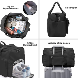 Nouveauté : Sac de sport personnalisé avec logo et design, léger, de haute qualité, pour hommes et femmes, idéal pour transporter l'équipement de sport. - Product Image 4