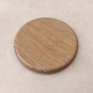 Posavasos Ecológicos de Madera Maciza con Logotipo Personalizado Grabado, Múltiples Tipos de Madera, Redondos y Cuadrados, Utensilios de Cocina Modernos, Tapete para Tazas y Bebidas - Product Image 2