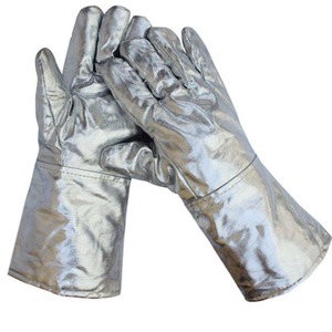 Guantes de Seguridad de Cuero Vacuno de Primera Calidad, Duraderos, Resistentes al Calor, Impermeables, para Trabajo Industrial y Soldadura - Product Image 3