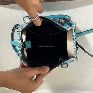 Factory Price Tooled Checkered Leather <b>Mini</b> Speedy Duffel Bags Compact Crossbody High Quality Outdoor Overnight Travel Bags - Product Image 6