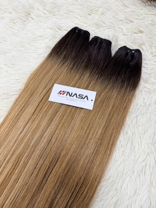 Extensions de cheveux de luxe européennes à trame simple, 100% cheveux vierges, couleur personnalisée, vente en gros d'usine NSH-DN, Vietnam, marque NASA HAIR - Product Image 2