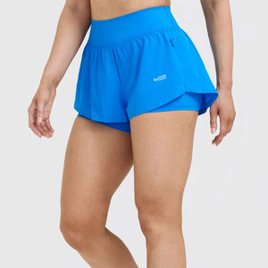 Ropa Deportiva para Mujer, Shorts de Doble Capa 2026, Color Sólido, Shorts de Doble Capa para Mujer al Mejor Precio - Product Image 3