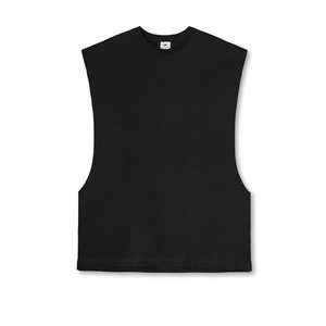 <b>Men's</b> Dark Green Sleeveless Tank Top O-Neck Solid Color Knitted Breathable Casual <b>Vest</b> - Product Image 5