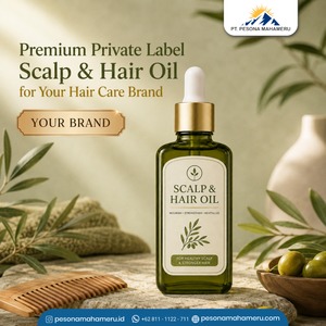 Huile capillaire et pour le cuir chevelu à base de plantes naturelles, huile hydratante pour les cheveux, formule botanique pour le soin du cuir chevelu, pour les marques de produits à étiquette privée - Product Image 1