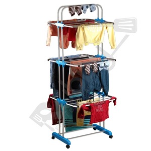 Séchoir à linge mural rétractable, support pliable pour le séchage du linge, organisateur de vêtements peu encombrant pour salle de bain et balcon - Product Image 6