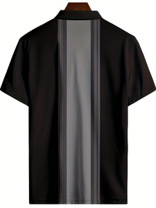 Camiseta de Verano 2026 para Hombre con Cierre, Casual, Lisa, Transpirable, de Algodón, Manga Corta - Product Image 2