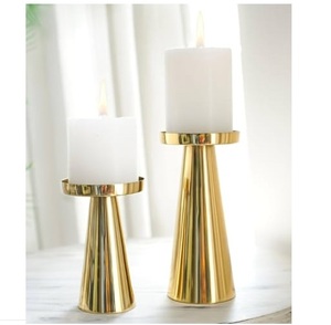 Portavelas Metálico Moderno, Elegante Portavelas de Metal, Portavelas Metálico con Acabado Brillante - Product Image 5