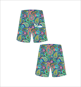 Pantalones Cortos de Playa con Estampado Paisley para Hombre, Talla Grande, Cintura Elástica, Casuales, Venta al Por Mayor, OEM, Personalizados - Product Image 1