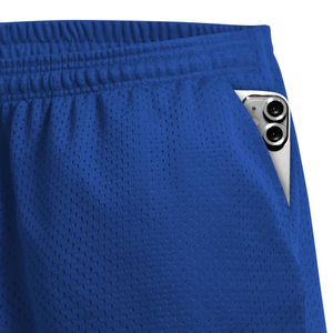 Shorts en mesh entièrement personnalisables, style streetwear, séchage rapide, shorts de sport pour la gym avec deux poches latérales, nouvelle arrivée shorts en mesh - Product Image 5