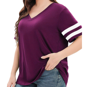 Nueva Camiseta Deportiva Casual Cómoda de Manga Corta con Cuello en V, Blusa Blanca Ajustada para Mujer, Transpirable, de Secado Rápido y Sostenible - Product Image 6