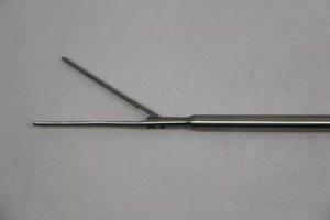 Instruments d'aspiration et d'irrigation laparoscopiques manuels réutilisables en acier inoxydable, homologués CE, 10-5mmx45cm, type trompette, pour usage médical de base - Product Image 4