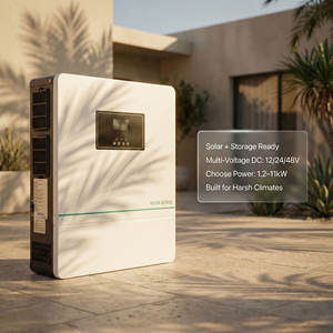 อินเวอร์เตอร์ไฮบริดพลังงานแสงอาทิตย์ 1.2KW IP54/IP21 50/60Hz เฟสเดียว 230/240V พร้อมระบบตรวจสอบผ่าน WiFi ผ่านแอพพลิเคชั่น รองรับ CAN RS485 1.2-11kW 12/24/48V - Product Image 1