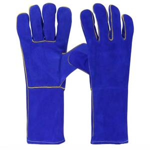 Guantes de Soldadura de Cuero Dividido Transpirables y Resistentes al Calor Extremo, con Costuras Perfectas, para Trabajo en Pakistán, los Más Vendidos del 2026 - Product Image 1