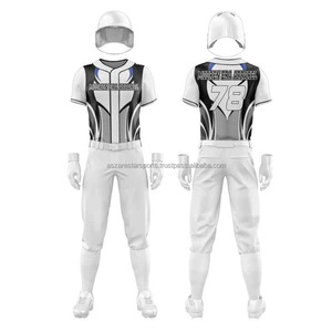 Uniforme de Béisbol Unisex de Alta Calidad para Adultos, Conjunto de Camisetas Estampadas y Cosidas con Colores y Logotipo Personalizados - Product Image 3