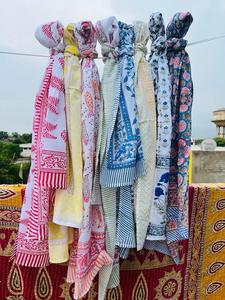 Luxury Brand Designer Sarong Good Quality Block Printed Beach <b>Wrap</b> Sarong Scarf Dress Cotton Swimming Wear Customizable <b>Shawls</b> - Product Image 3