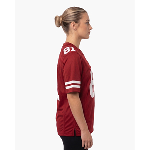 Camiseta de Fútbol Americano para Mujer, Camiseta de Fútbol Americano Sublimada para Mujer, Camisetas de Fútbol Americano con Cuello en V para Mujer - Product Image 3