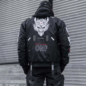 Chaqueta Táctica Techwear Personalizada para Hombre, Estilo Cyberpunk, Bomber, Streetwear, Hip Hop, Urbana, Cargo, Chaqueta de Vuelo, Cortavientos, Harajuku - Product Image 4